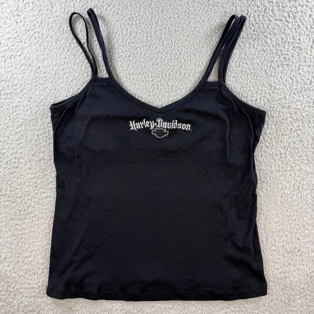 Harley-davidson Women's Black and Blue Vest